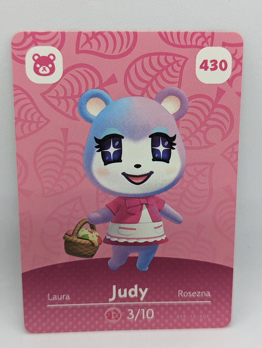 430 Judy Animal Crossing Amiibo Card Series 5