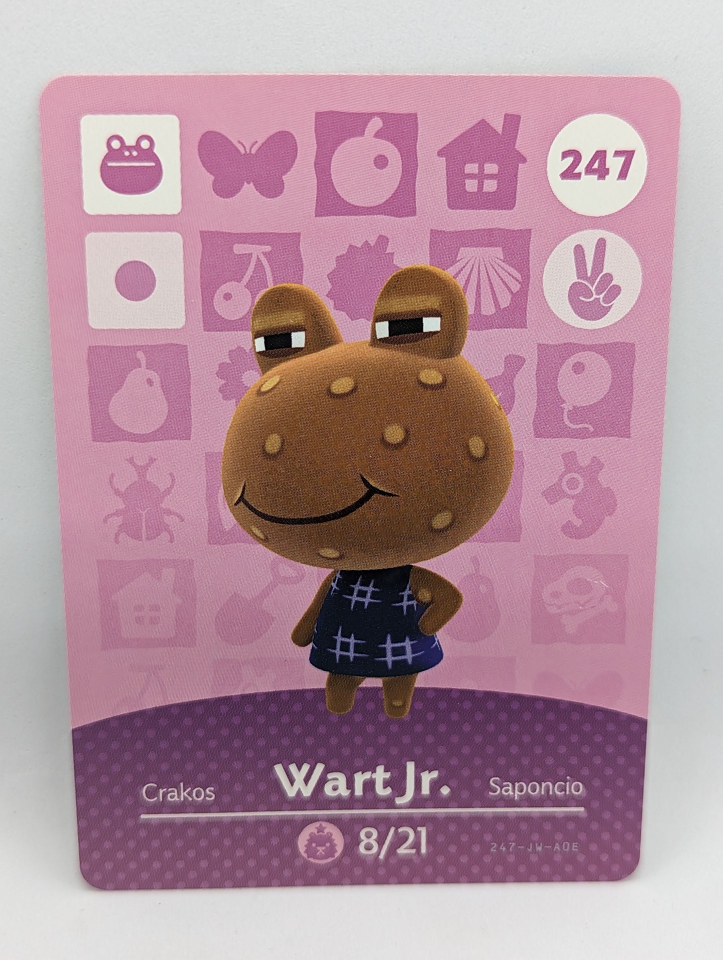 247 Wart Jr Animal Crossing Amiibo Card Series 3