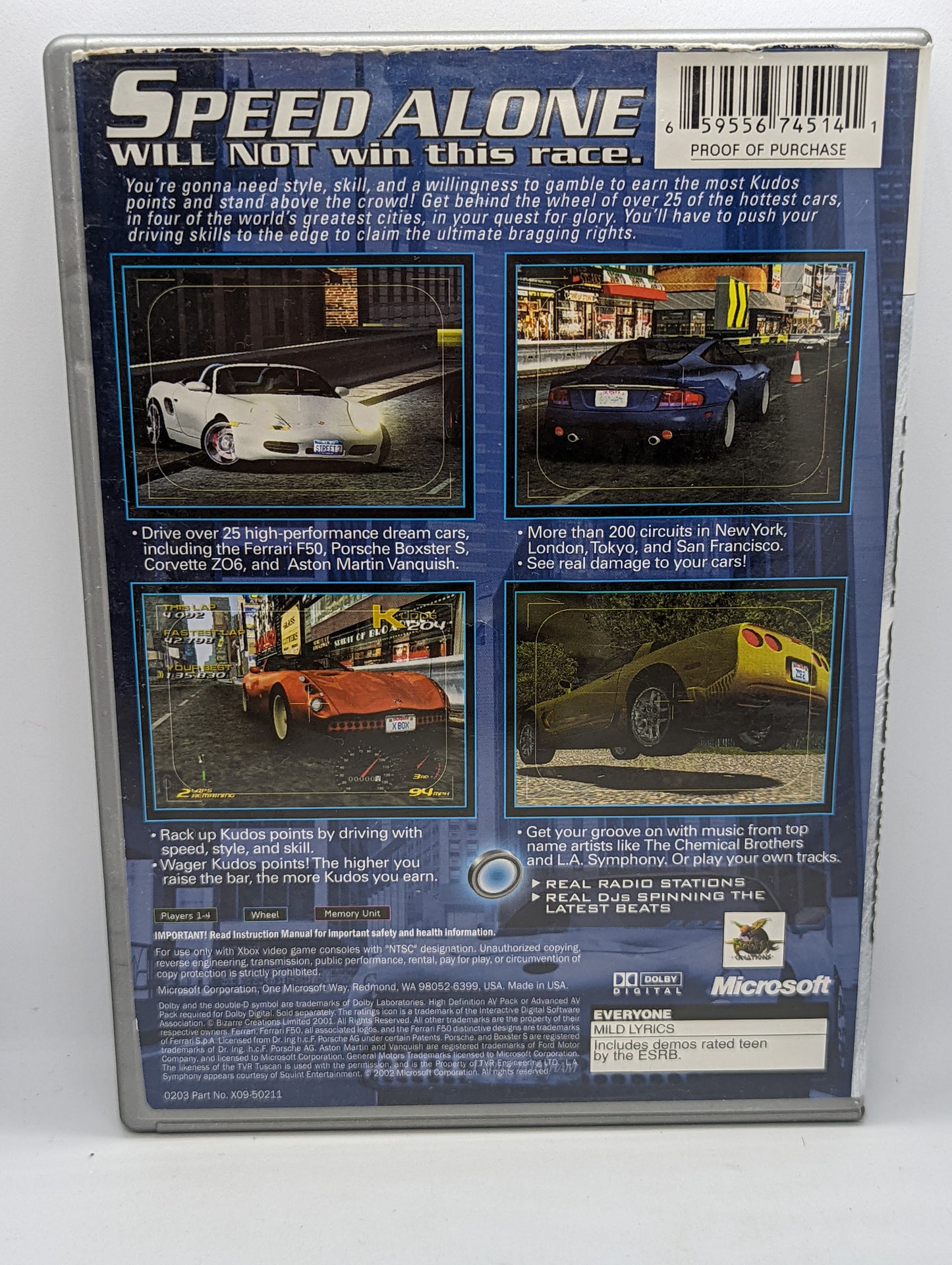 Project Gotham Racing Platinum Hits (No Manual)