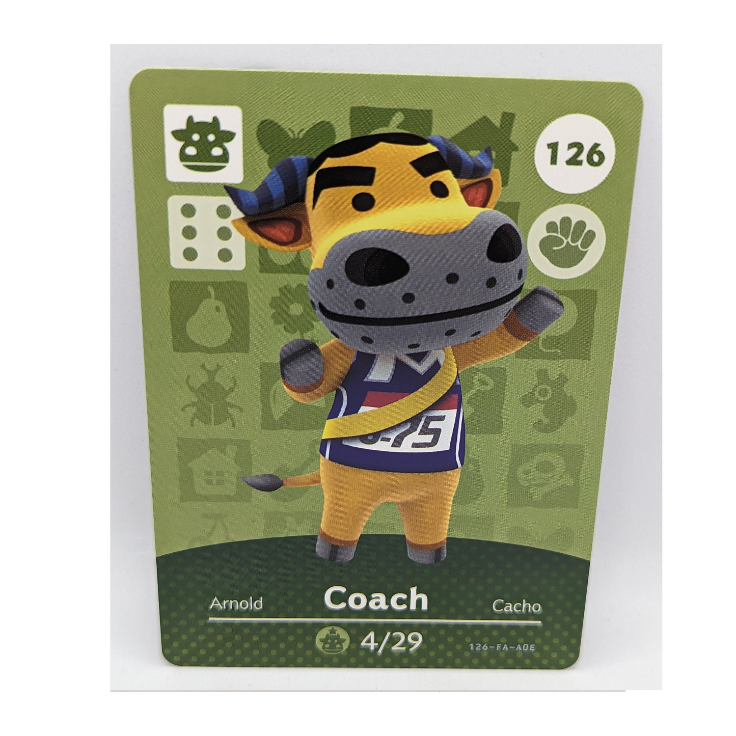 126 Coach Animal Crossing Amiibo Card Series 2