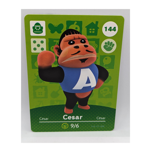 144 Cesar Animal Crossing Amiibo Card Series 2