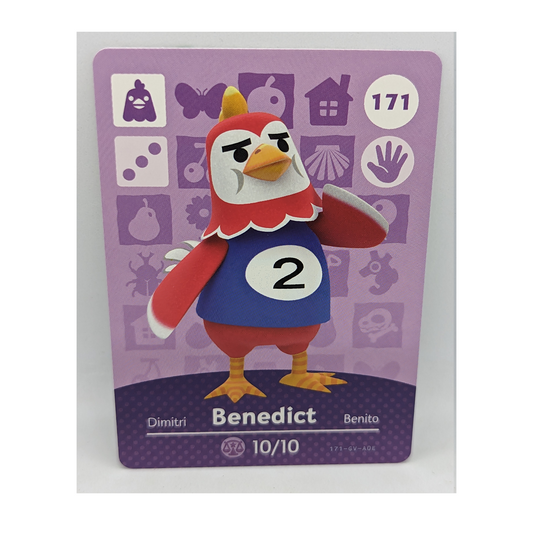 171 Benedict Animal Crossing Amiibo Card Series 2