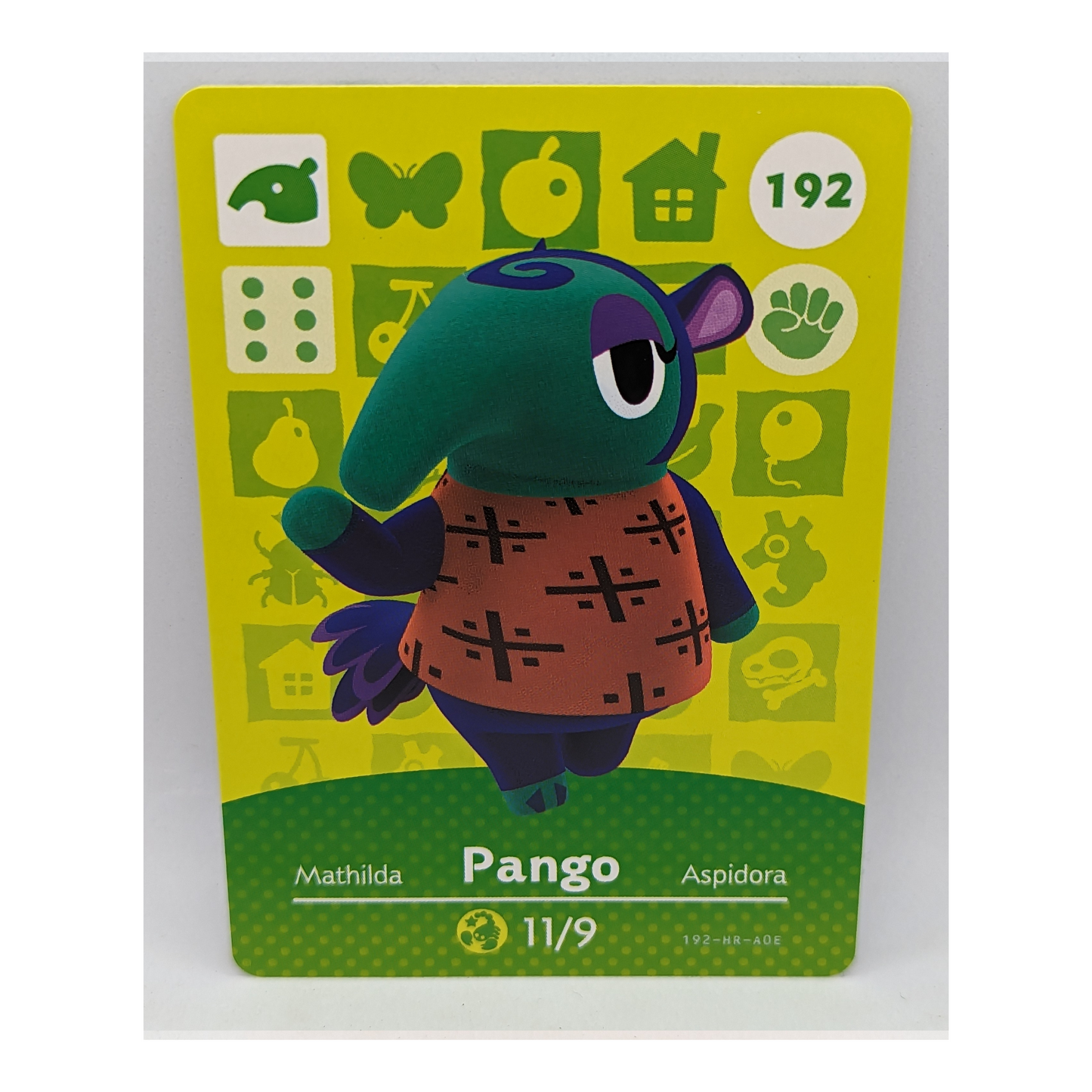 192 Pango Animal Crossing Amiibo Card Series 2