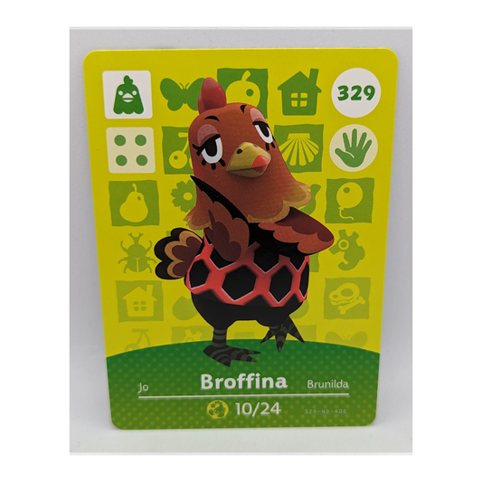 329 Broffina Animal Crossing Amiibo Card Series 4