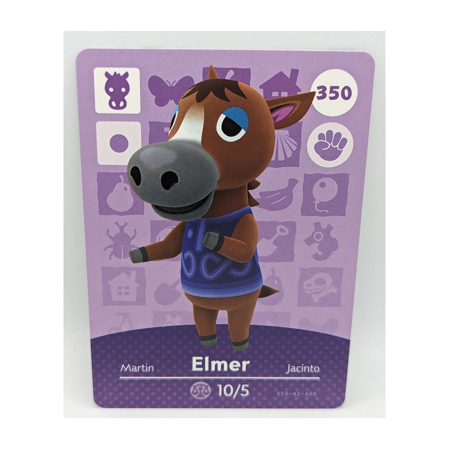 350 Elmer Animal Crossing Amiibo Card Series 4