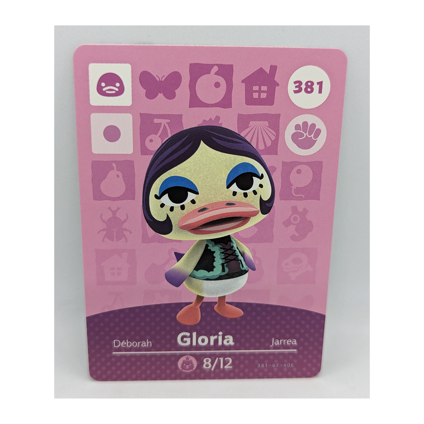 381 Gloria Animal Crossing Amiibo Card Series 4