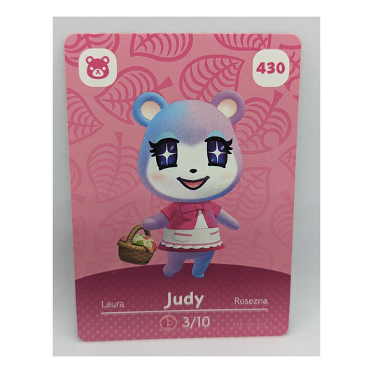 430 Judy Animal Crossing Amiibo Card Series 5