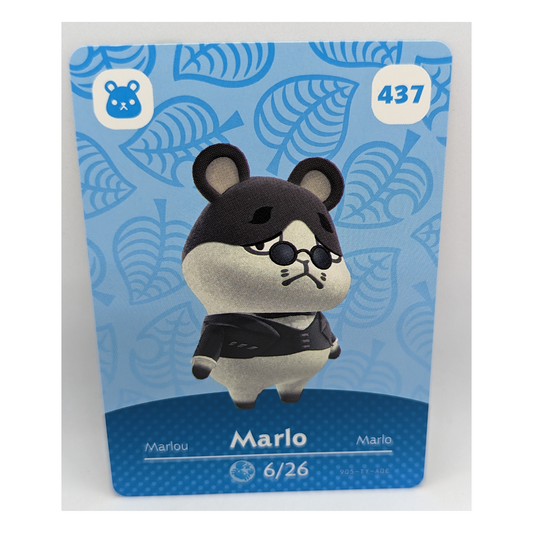 437 Marlo Animal Crossing Amiibo Card Series 5