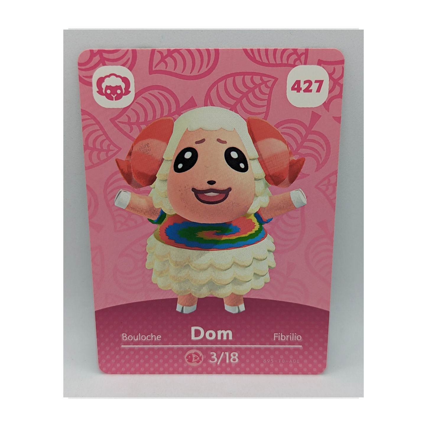 427 Dom Animal Crossing Amiibo Card Series 5