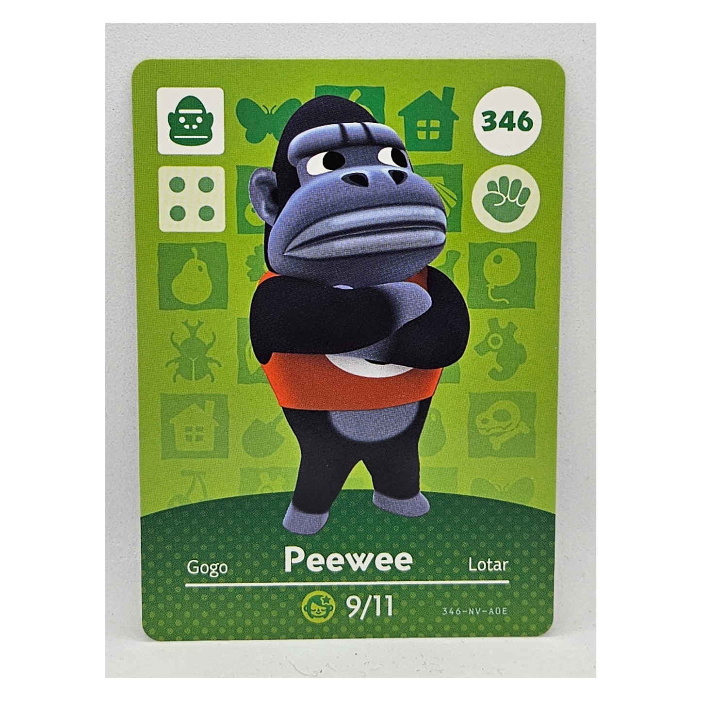 346 Peewee Animal Crossing Amiibo Card Series 4