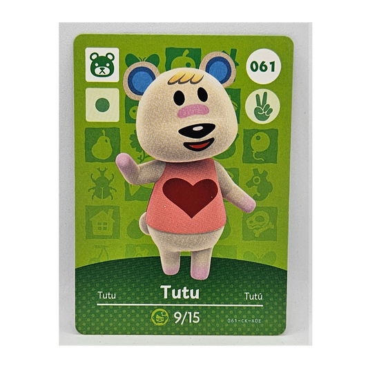 061 Tutu Animal Crossing Amiibo Card Series 1