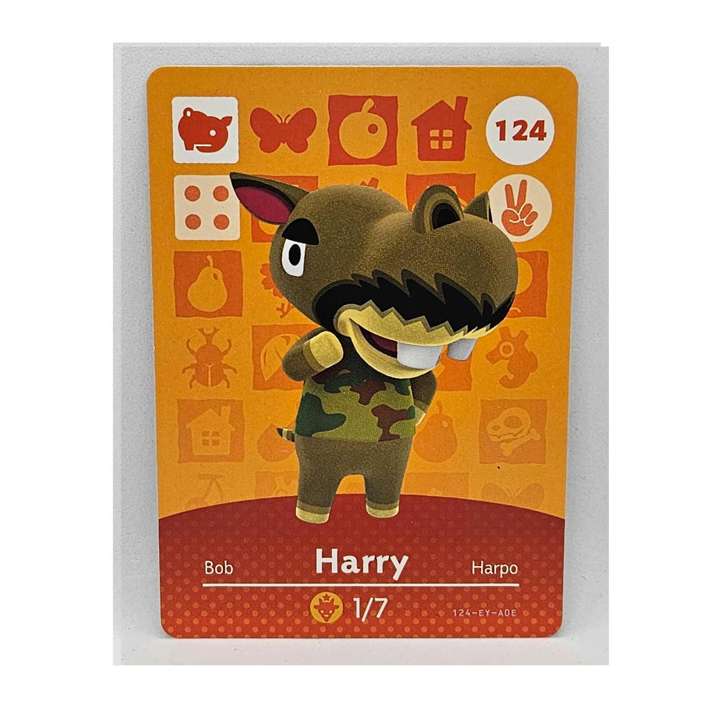 124 Harry Animal Crossing Amiibo Card Series 2