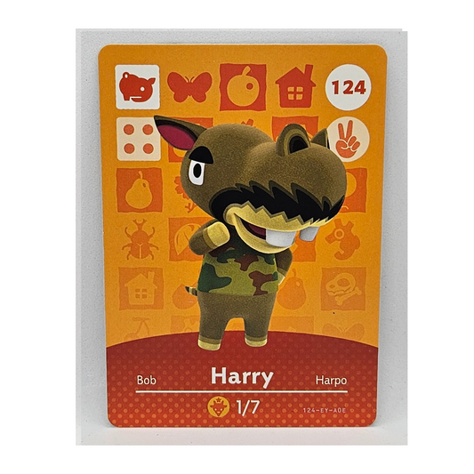 124 Harry Animal Crossing Amiibo Card Series 2