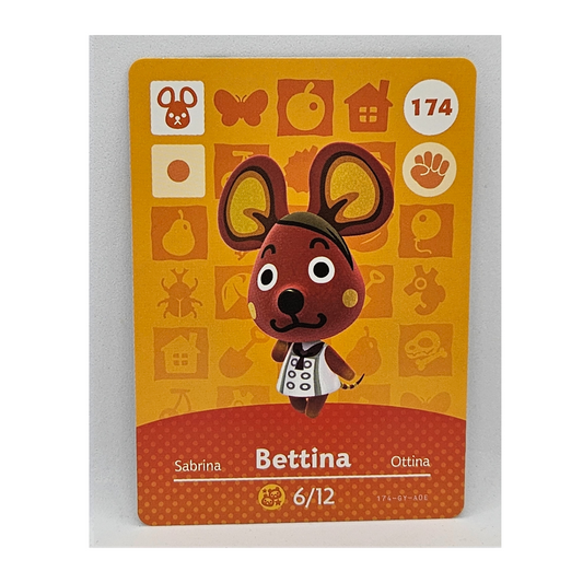 174 Bettina Animal Crossing Amiibo Card Series 2