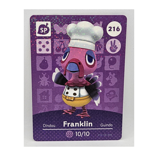 216 Franklin Animal Crossing Amiibo Card Series 3