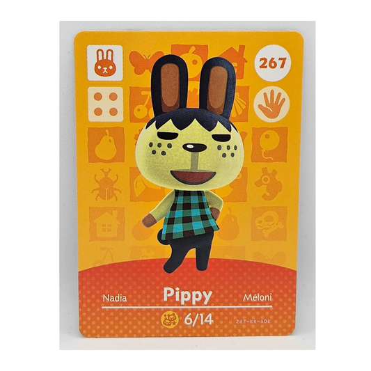 267 Pippy Animal Crossing Amiibo Card Series 3