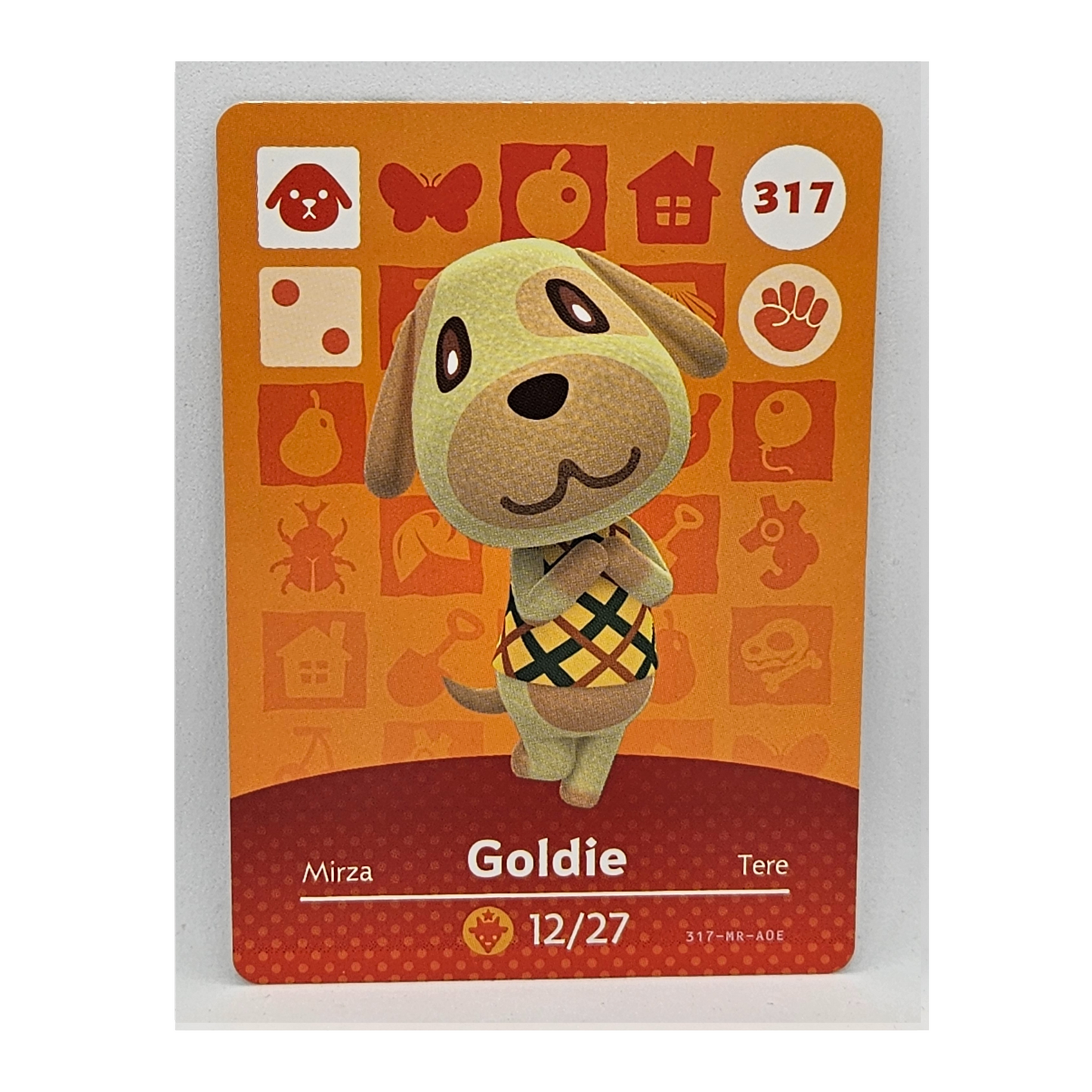 317 Goldie Animal Crossing Amiibo Card Series 4