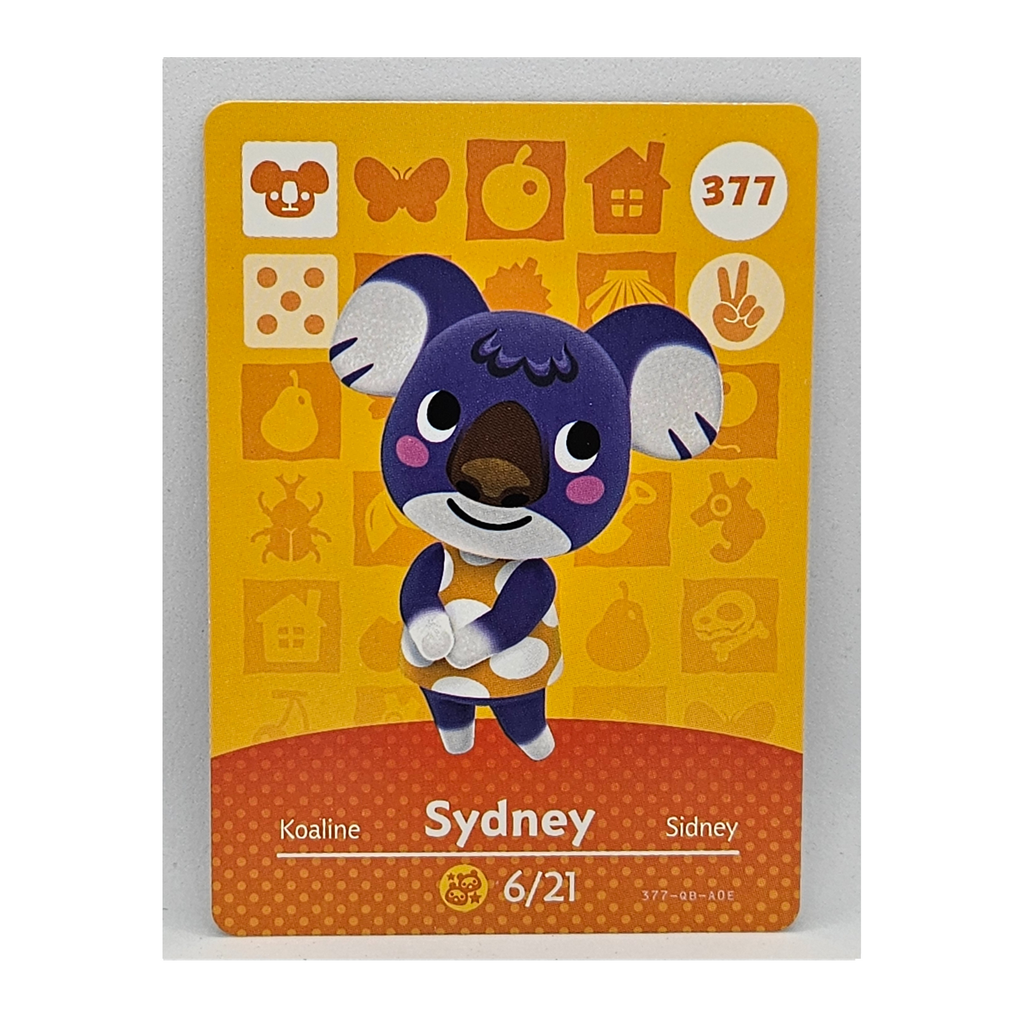 377 Sydney Animal Crossing Amiibo Card Series 4