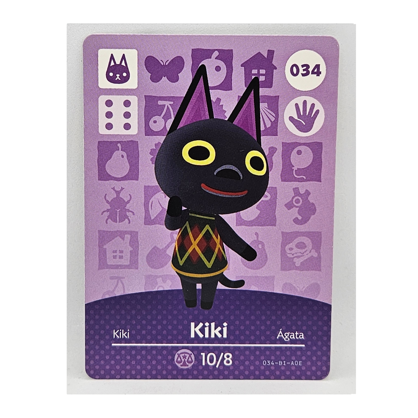 034 Kiki Animal Crossing Amiibo Card Series 1