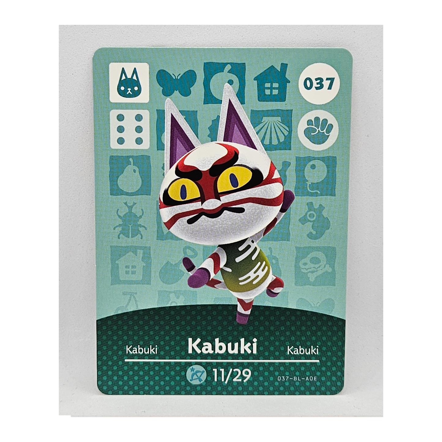 037 Kabuki Animal Crossing Amiibo Card Series 1