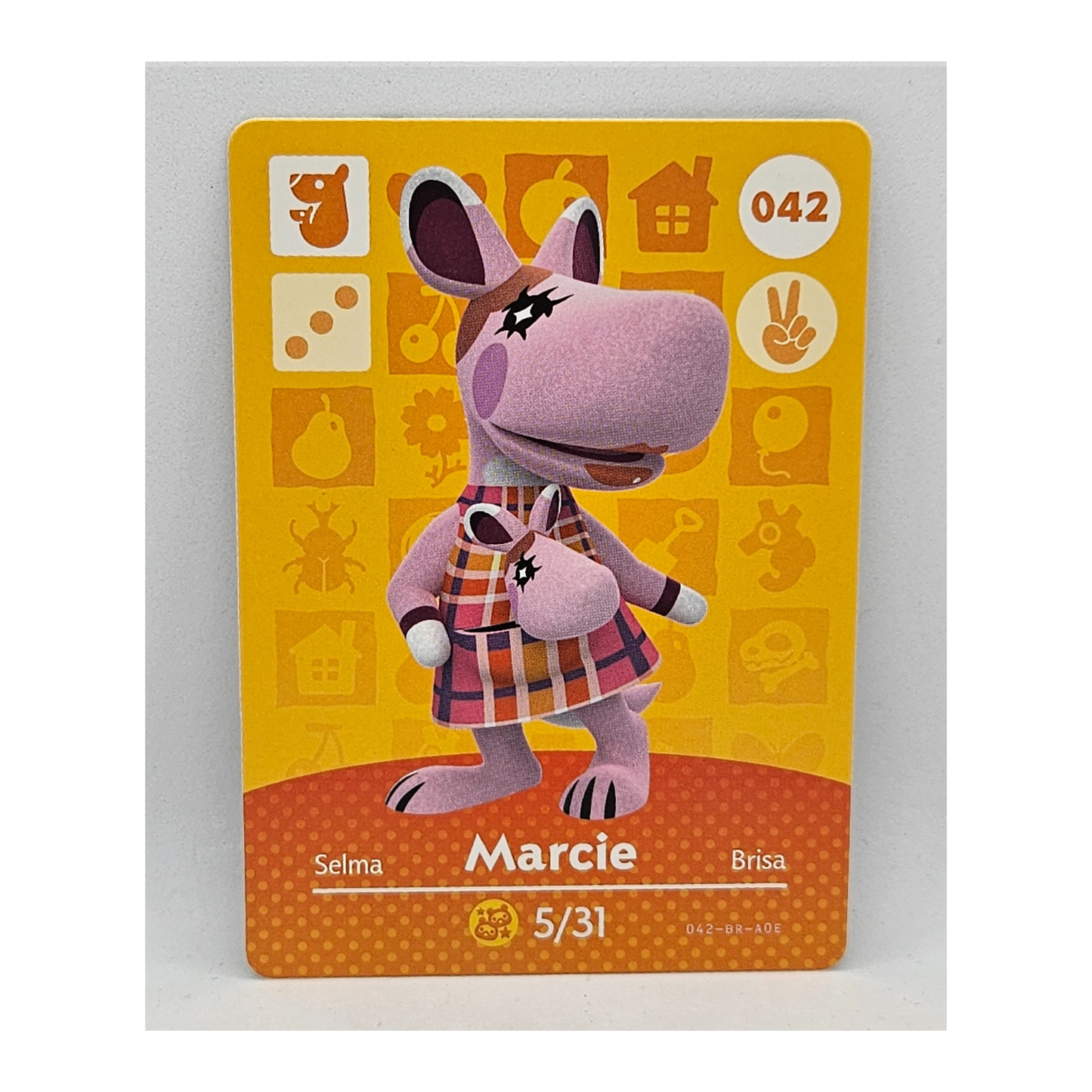 042 Marcie Animal Crossing Amiibo Card Series 1