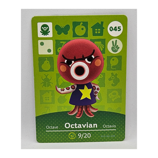 045 Octavian Animal Crossing Amiibo Card Series 1