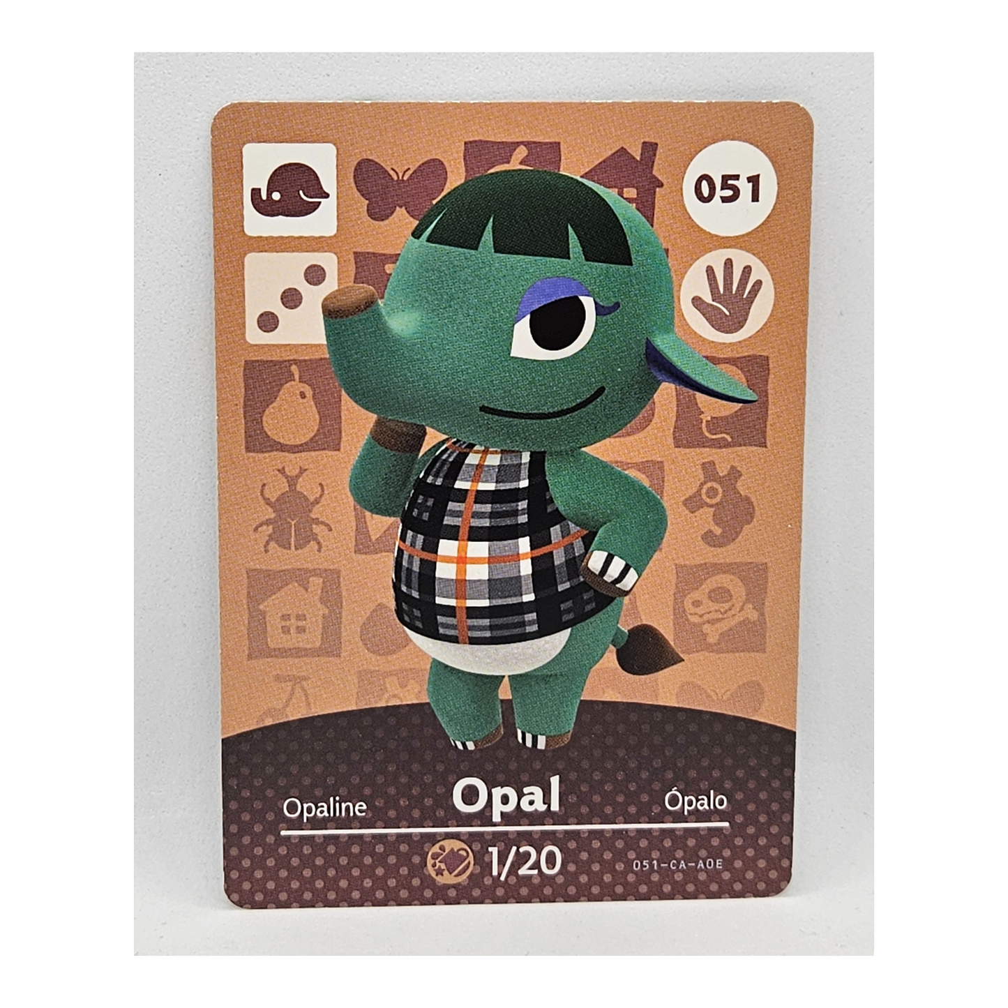 051 Opal Animal Crossing Amiibo Card Series 1