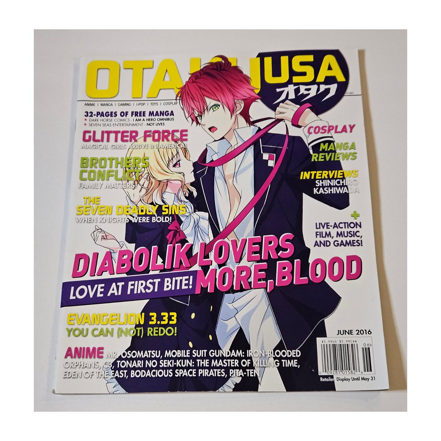 Otaku USA Magazine June 2016 Diabolik Lovers