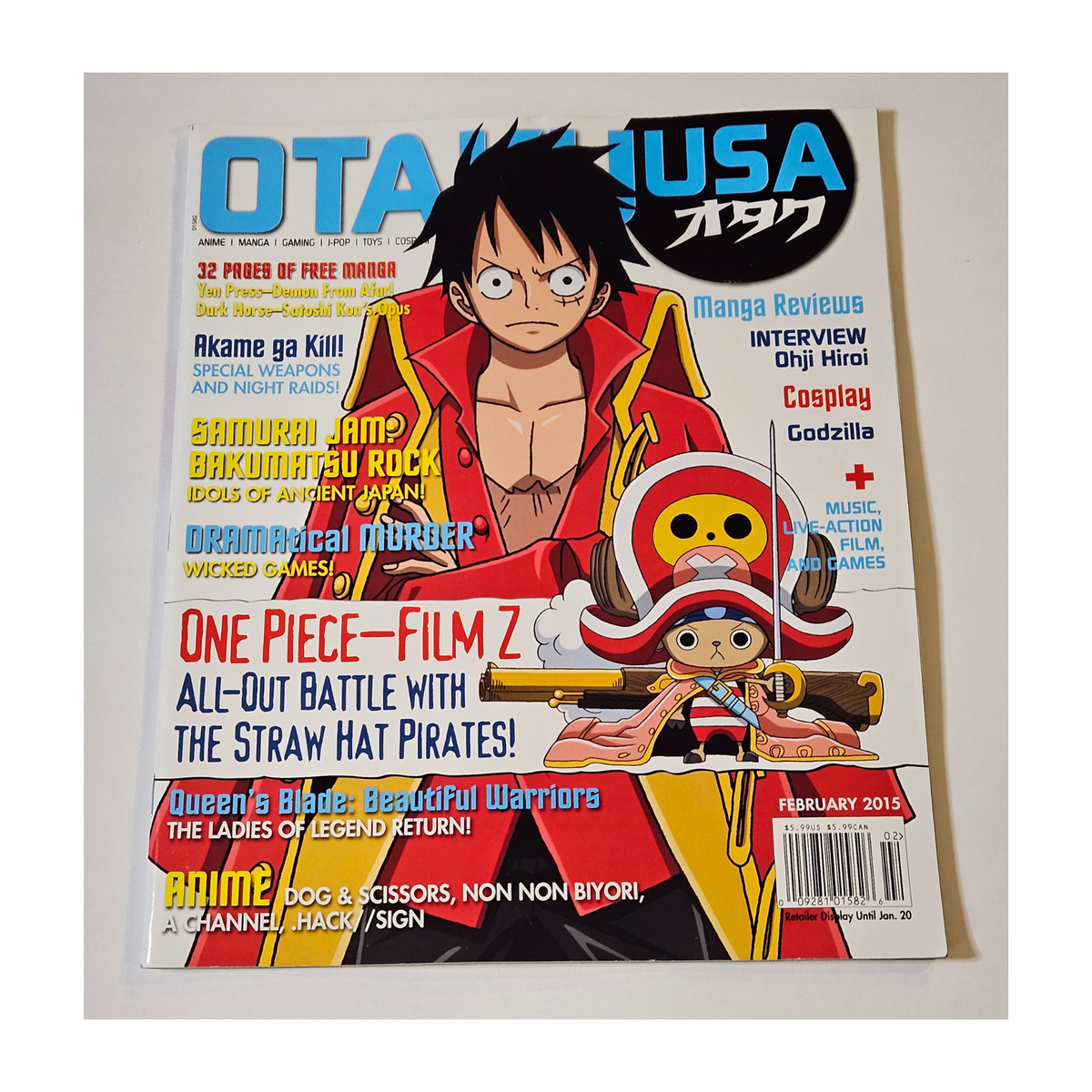 Otaku USA Magazine February 2015 One Piece Film Z – Link2YourPast Otaku USA Magazine February 2015 One Piece Film Z – Link2YourPast