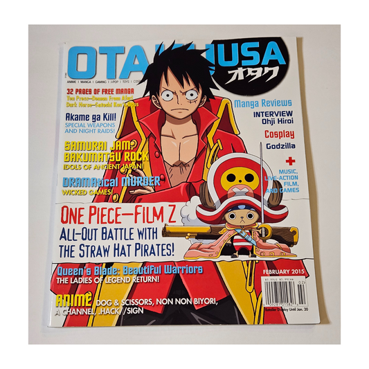 Otaku USA Magazine February 2015 One Piece Film Z