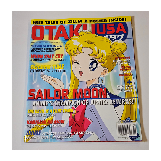 Otaku USA Magazine October 2014 Sailor Moon (With Poster)