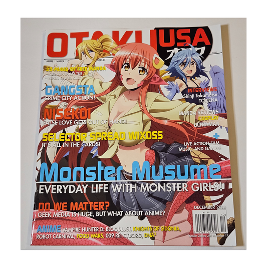 Otaku USA Magazine December 2015 Monster Musume