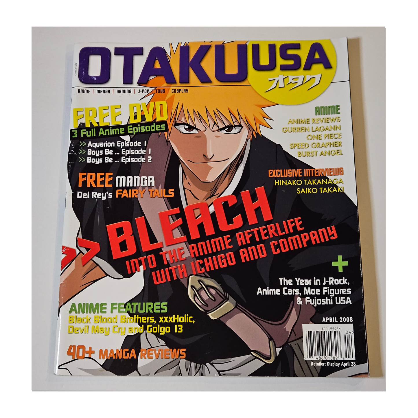 Otaku USA Magazine April 2008 Bleach