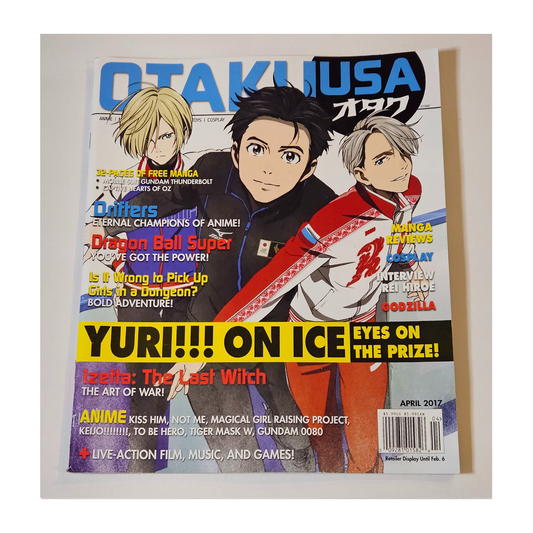 Otaku USA Magazine April 2017 Yuri!!! On Ice