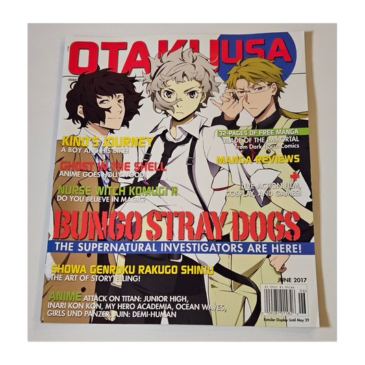 Otaku USA Magazine June 2017 Bungo Stray Dogs