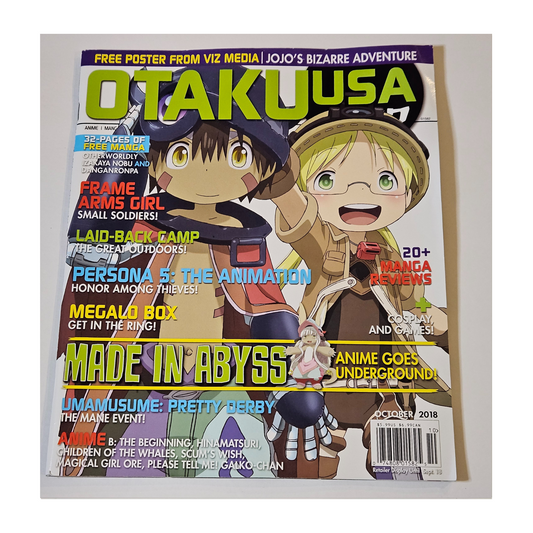 Otaku USA Magazine October 2018 Made In Abyss (With Poster) *Rip