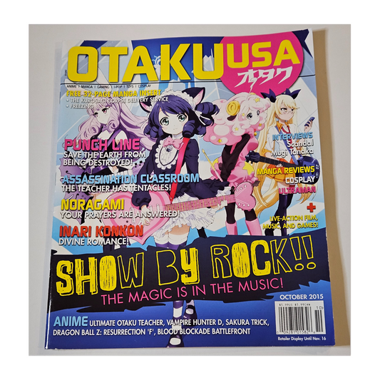 Otaku USA Magazine October 2015 Show By Rock!!