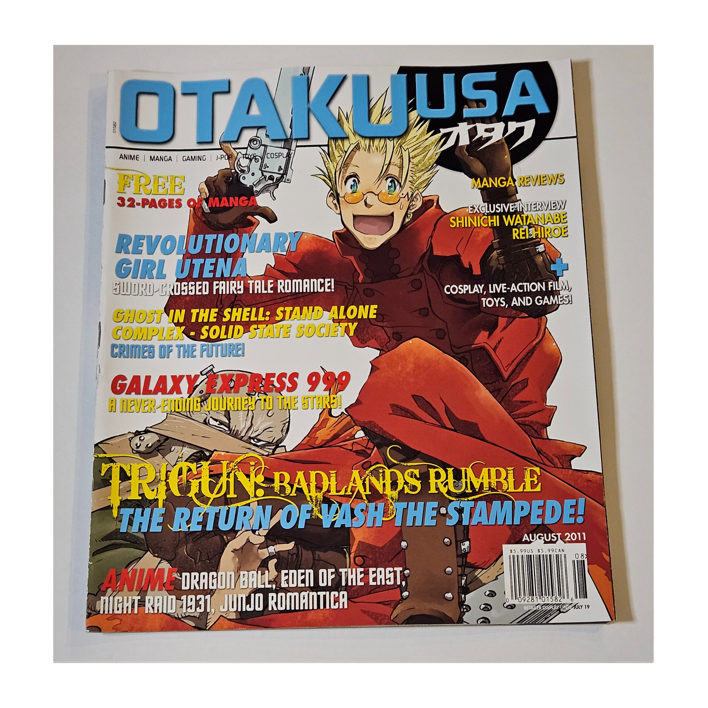 Otaku USA Magazine August 2011 Trigun: Badlands Rumble