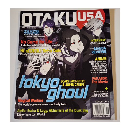 Otaku USA Magazine August 2015 Tokyo Ghoul