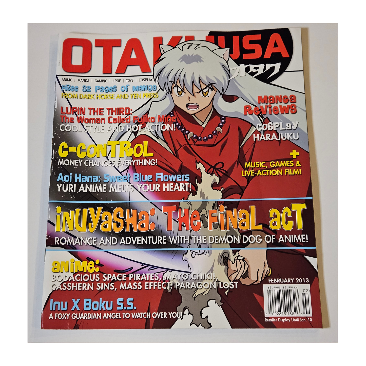 Otaku USA Magazine February 2013 Inuyasha: The Final Act