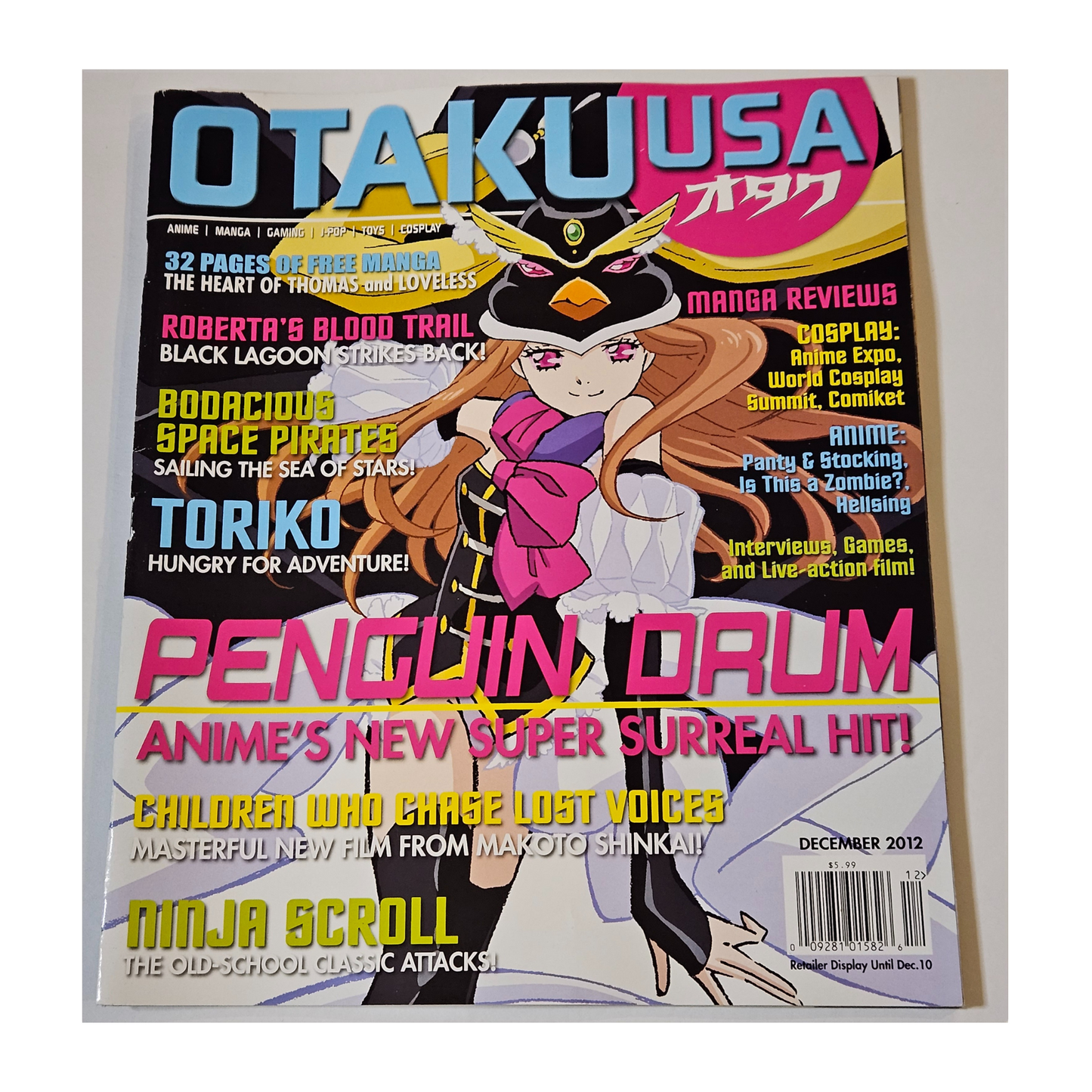 Otaku USA Magazine December 2012 Peguin Drum