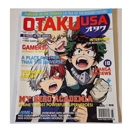 Otaku USA Magazine August 2018 My Hero Academia