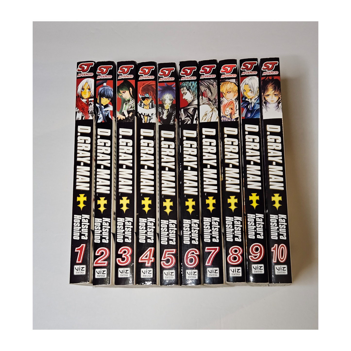 D.Gray-Man Vol. 1 -10 (Paperback)