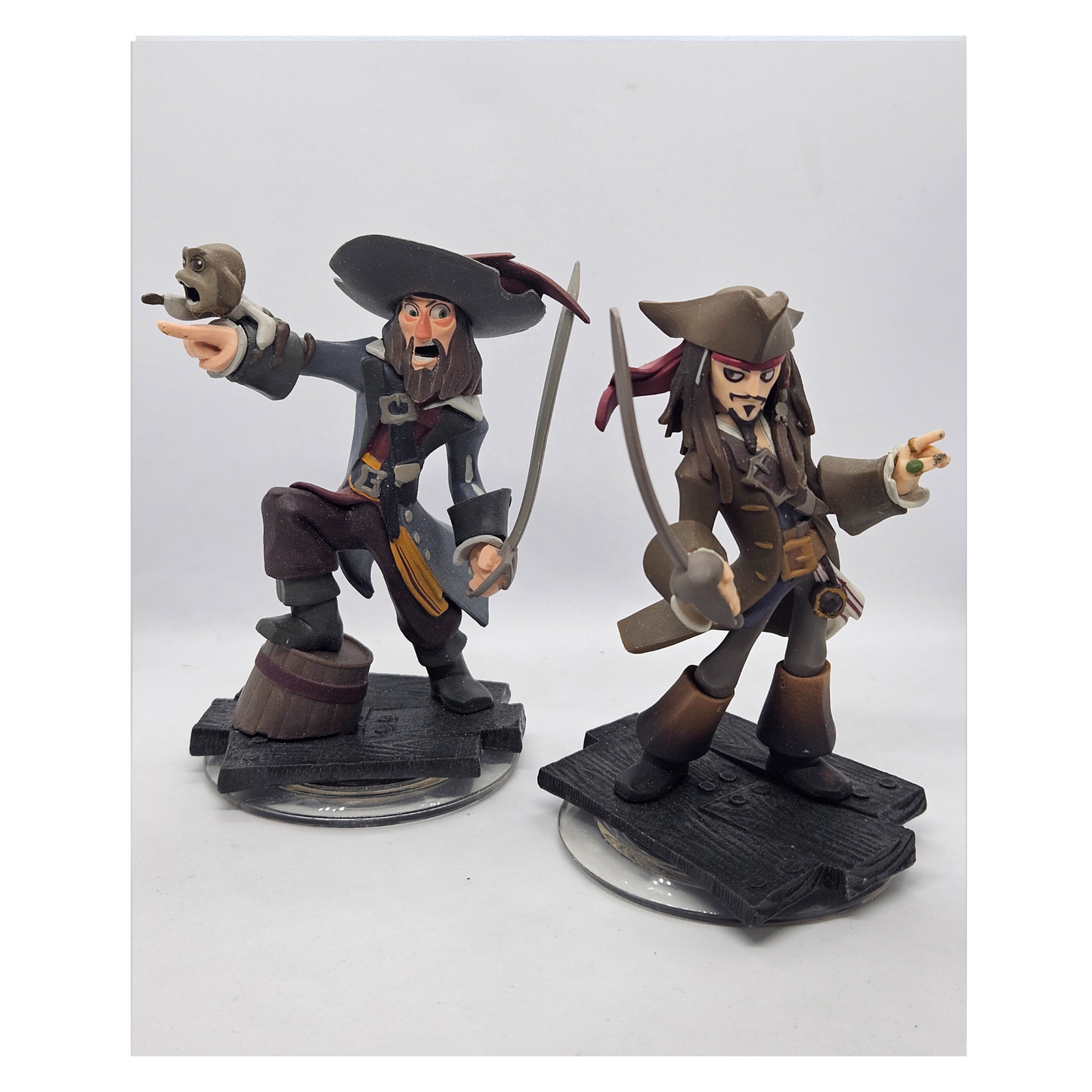 Disney Infinity:  Jack Sparrow & Barbossa (Loose)