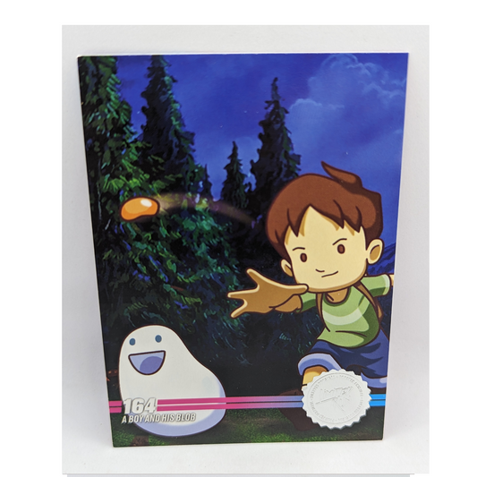 (S3.) 164 A Boy And His Blob LRG Trading Card (Silver)