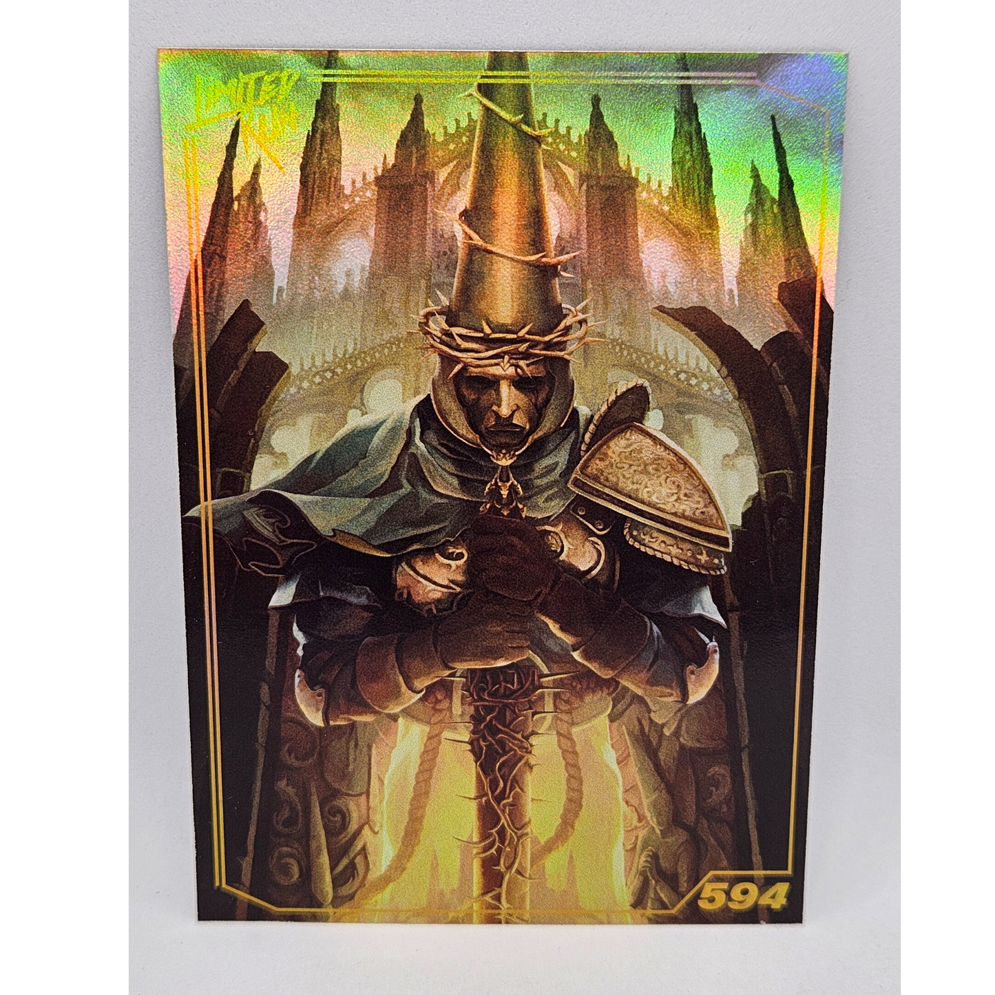 (S1.) 594 Blasphemous LRG Trading Card (Gold)