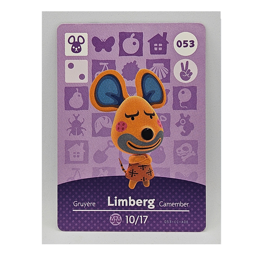 053 Limberg Animal Crossing Amiibo Card Series 1