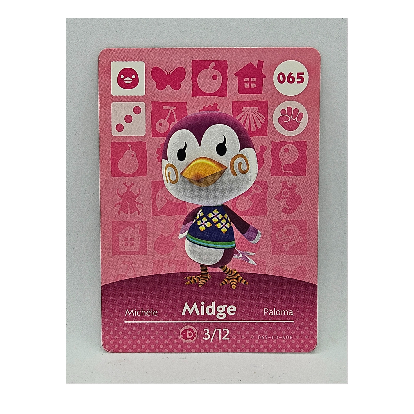 065 Midge Animal Crossing Amiibo Card Series 1