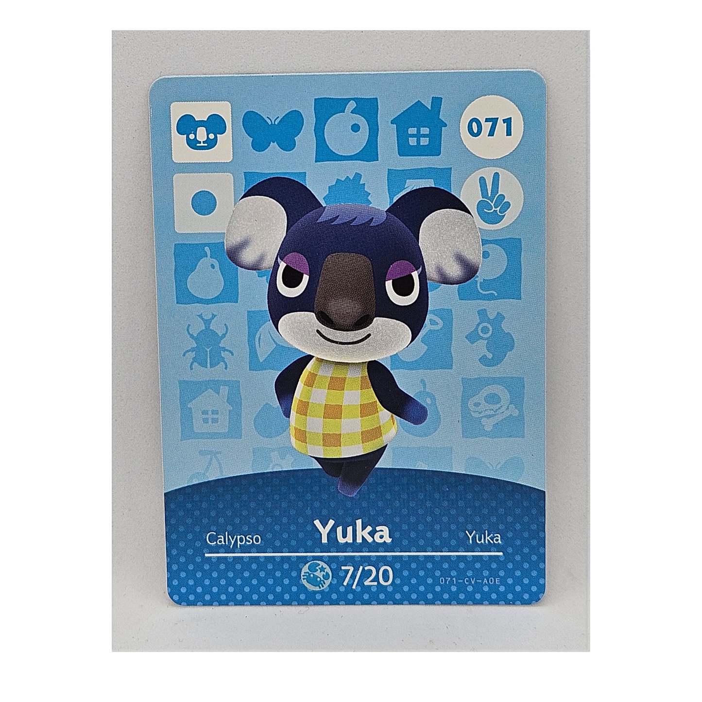 071 Yuka Animal Crossing Amiibo Card Series 1