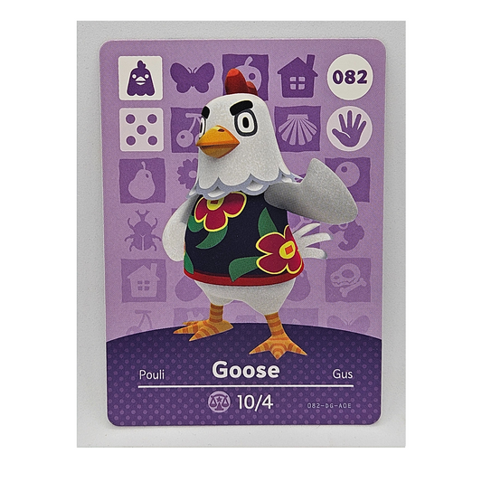 082 Goose Animal Crossing Amiibo Card Series 1